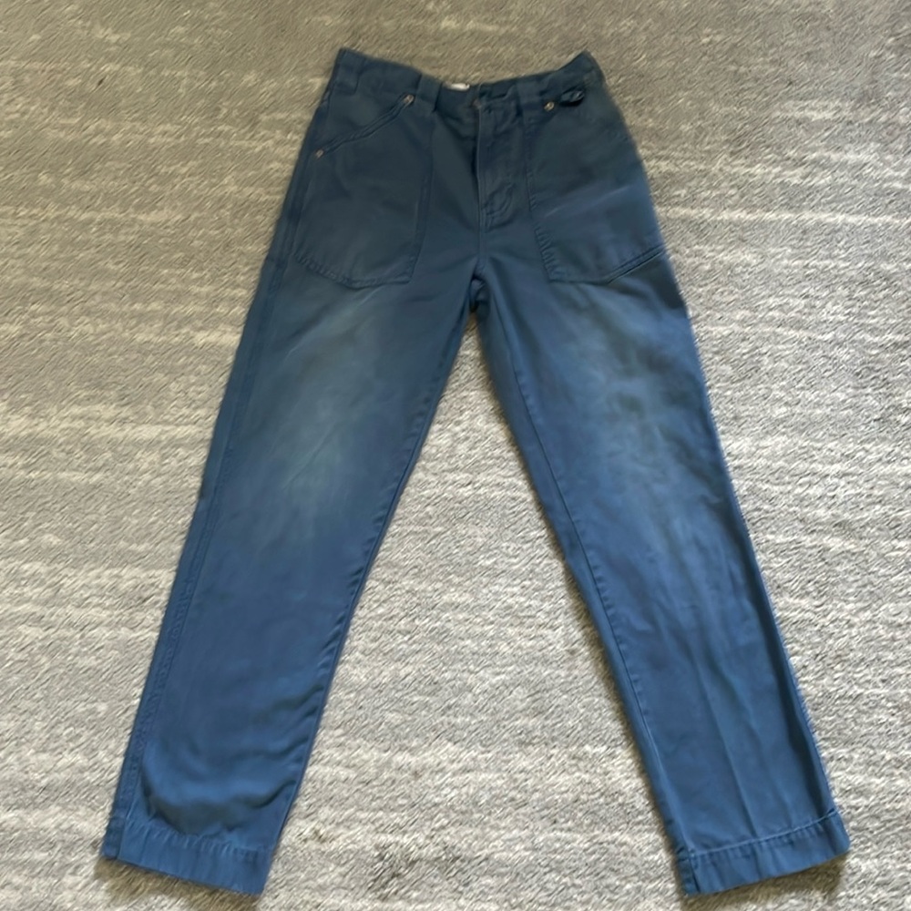 BDG cotton canvas work-style pant blue 28